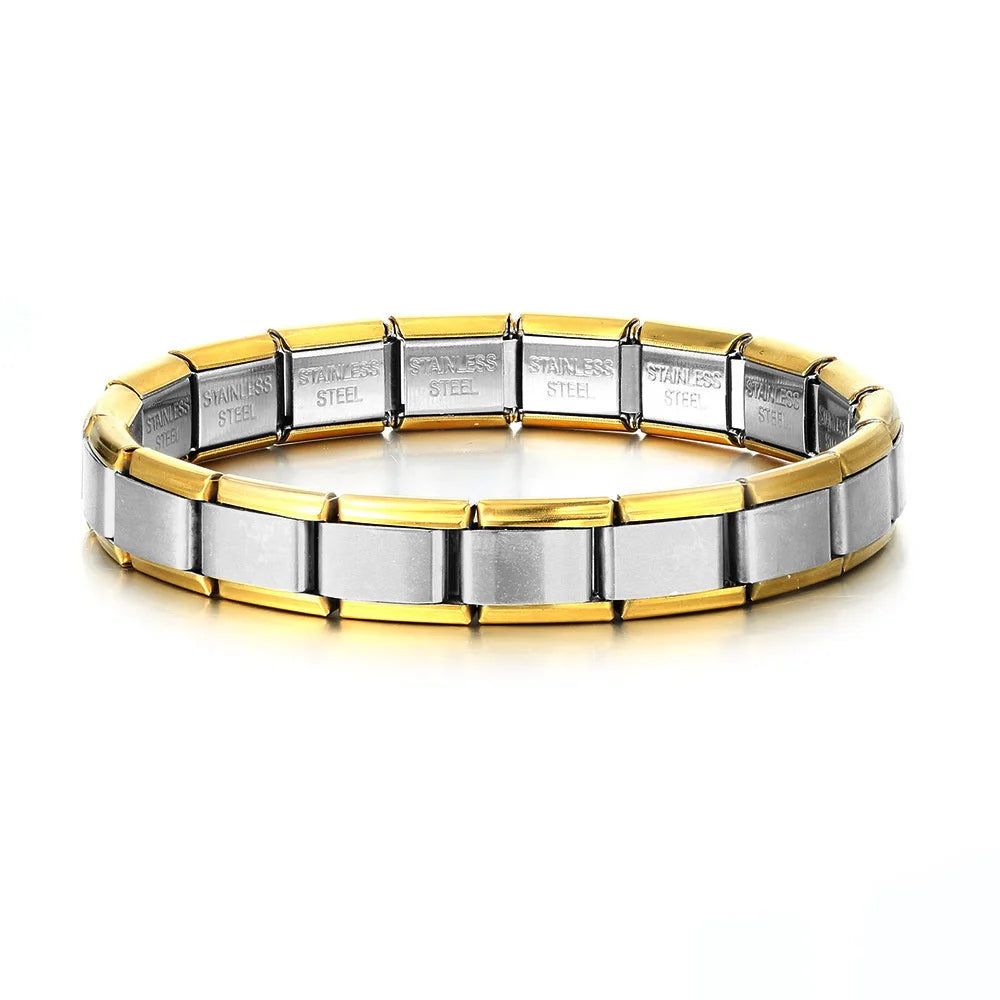 9mm Width Italian Charm Bracelet