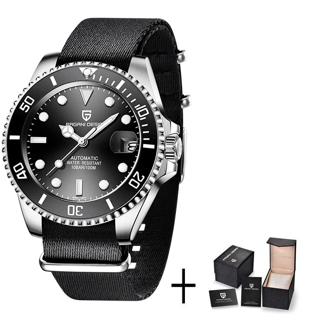 PAGANI DESIGN Automatic Watch Luxury Sapphire Glass Mechanical Wristwatch
