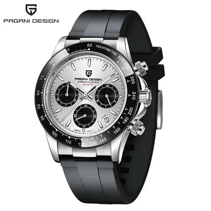 V2 PAGANI DESIGN Men's Quartz Watches  Chronograph Stainless Steel Waterproof Watch Men