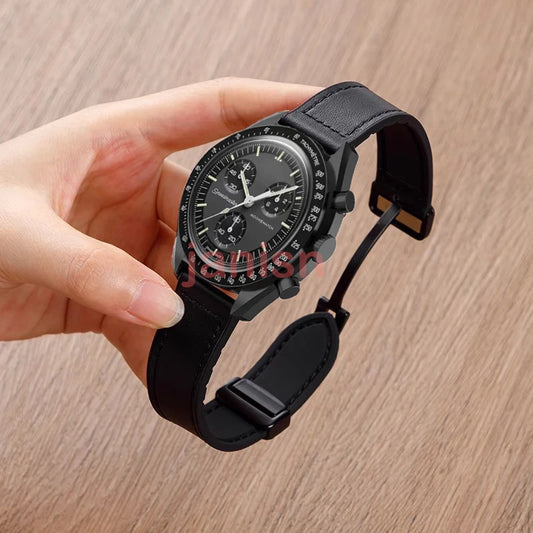 For Omega X Swatch Joint MoonSwatch Strap Magnetic Bracelet Vintage Band