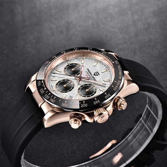 V2 PAGANI DESIGN Men's Quartz Watches  Chronograph Stainless Steel Waterproof Watch Men