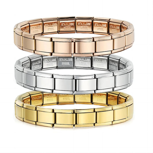 9mm Width Italian Charm Bracelet