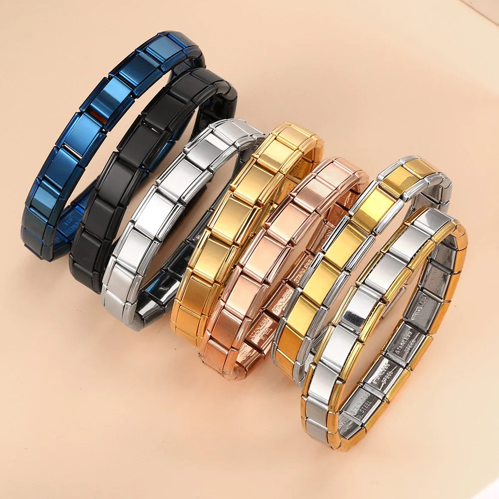9mm Width Italian Charm Bracelet