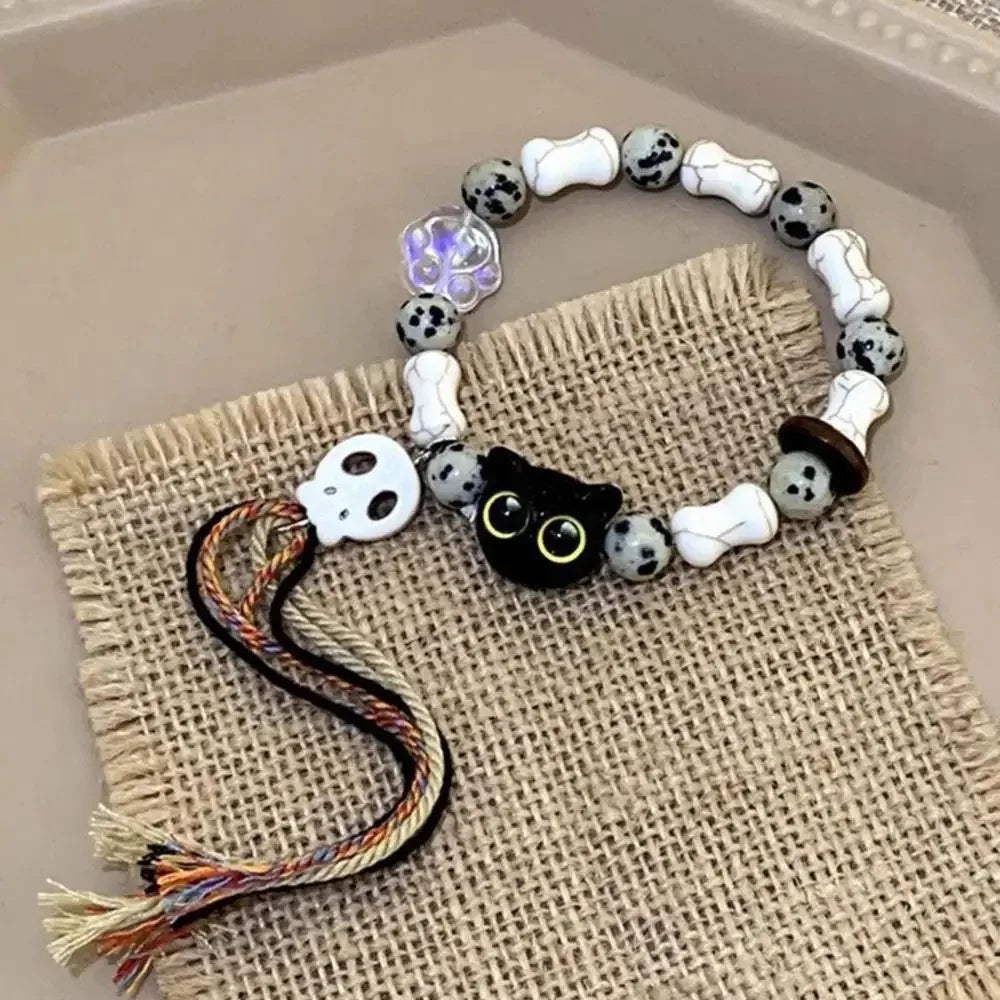 Matching Bracelets Couples Women Men Luminous Cute Cat Friendship Bracelete