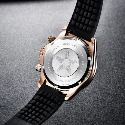 V2 PAGANI DESIGN Men's Quartz Watches  Chronograph Stainless Steel Waterproof Watch Men